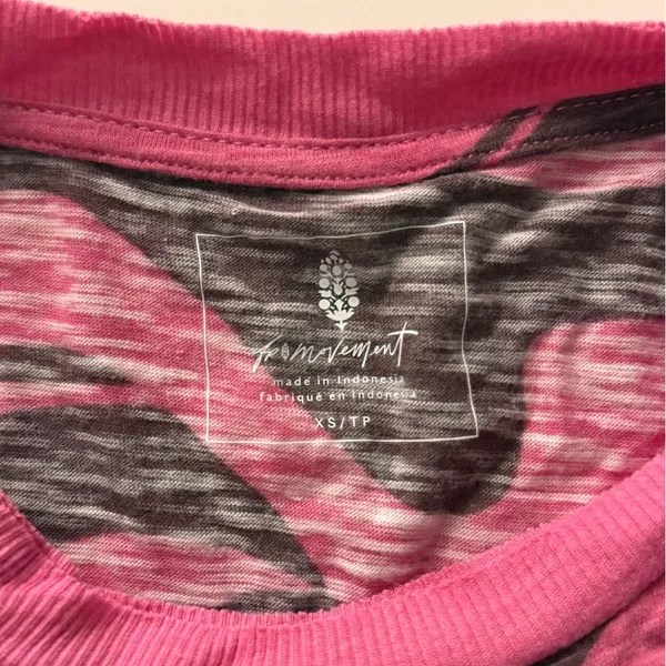 FP Movement Pink and Gray Muscle Tee - Image 5