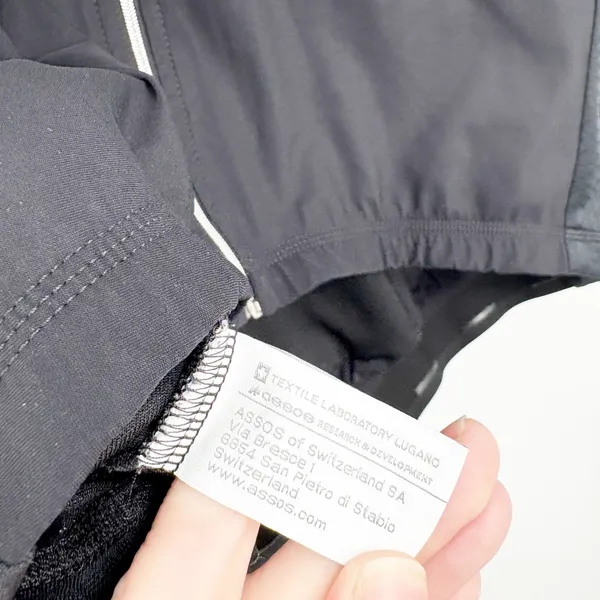 Assos Switzerland‎ ProfBlack Series Technical Full Zip Cycling Jersey Jacket XL - Image 4