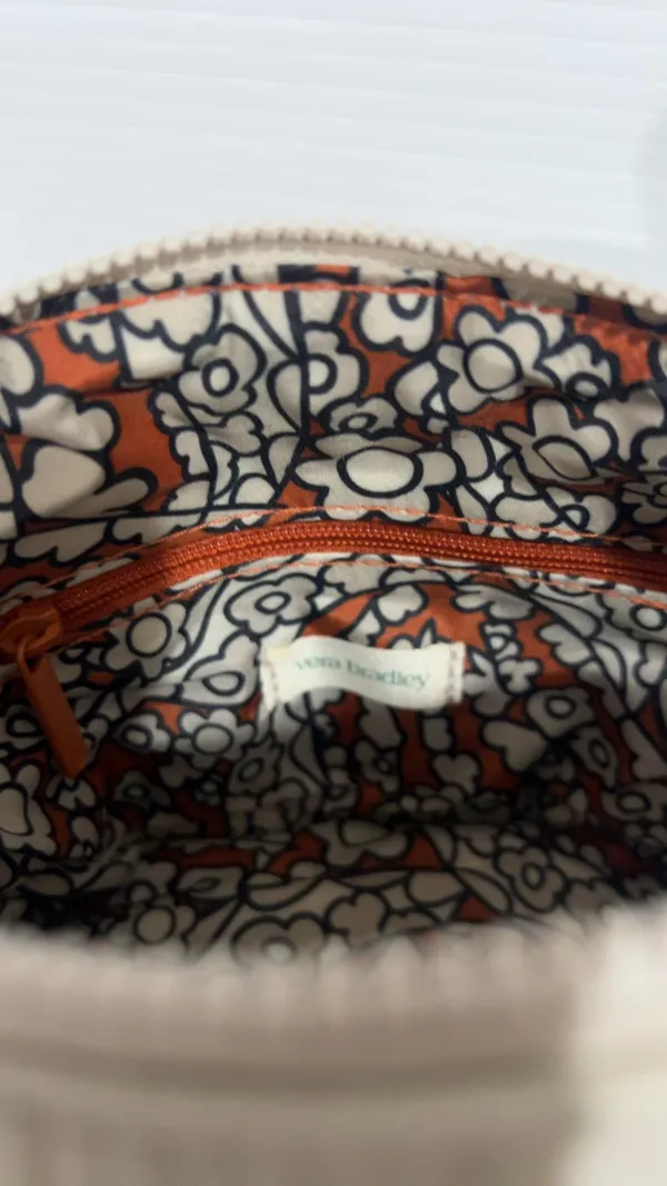 Vera Bradley Beige Quilted Crossbody Bag Small - Image 4