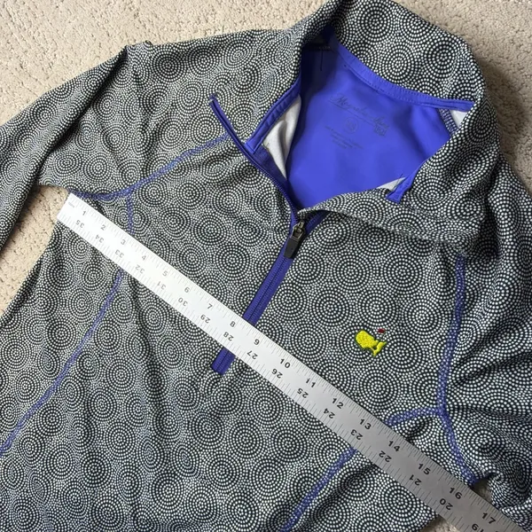 Women's Magnolia Lane XS 50+ UPF Golf Masters Tech‎ 1/4 Zip Pullover - Image 4