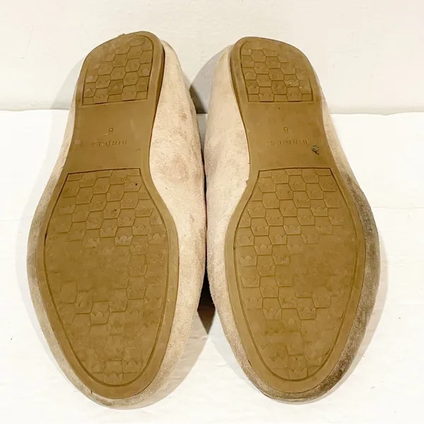 Birdies Shoes‎ Size 8 Womens Beige The Starling Loafer Flats Slip On Suede - Image 9