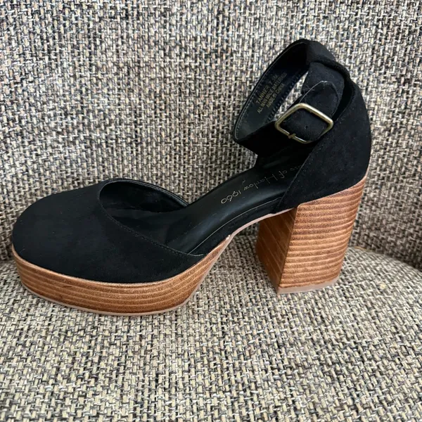 House of Harlow Tanner Heeled Sandal‎ Size 7 1/2 EUC Platform - Image 7
