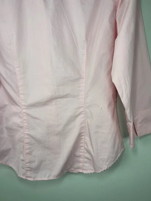 Columbia Bayview 3/4 Sleeve Button-Up Shirt Pink Split Cuff Outdoor Office NEW M - Image 12