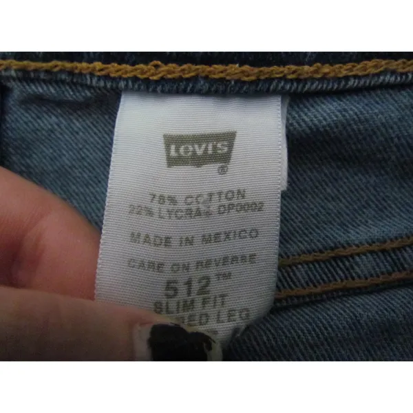 Vintage Levi's 512 Classic Slim Stretch Jeans Size‎ 30 Medium Wash High Rise - Image 3