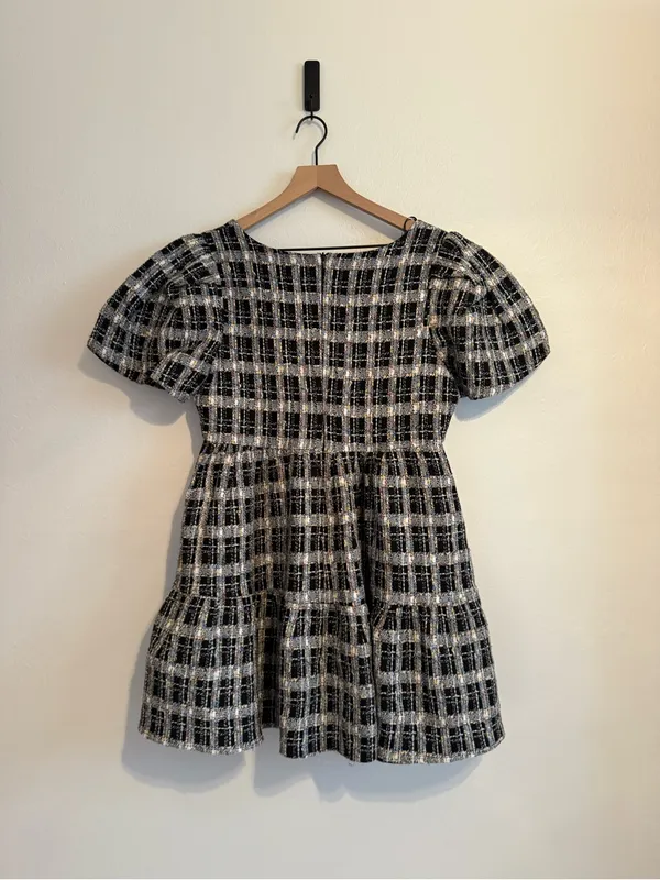 English Factory Tweed Babydoll‎ Mini Dress - Image 5