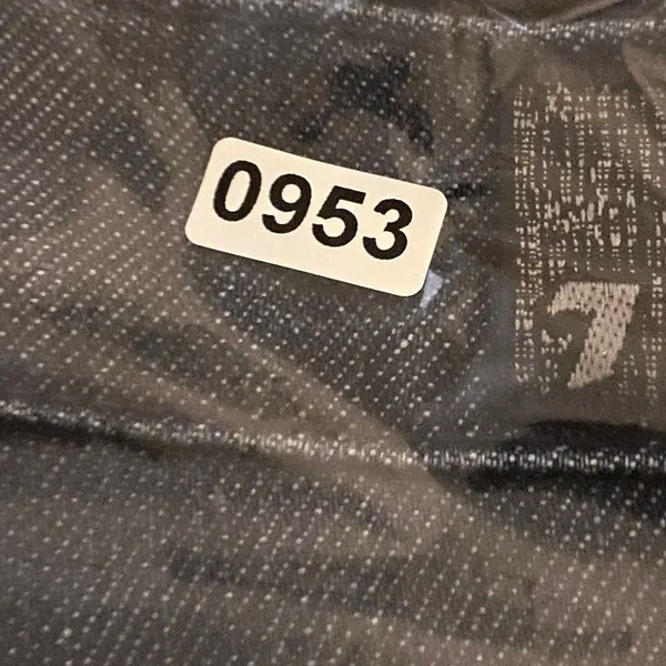 7 For All Mankind Dojo Jeans Dark‎ Wash Black Accents Size 29 - Image 15