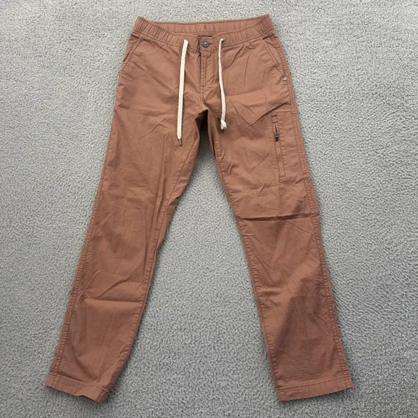 Vuori Ripstop Pants Pink Hiking Athleisure Travel Preppy Women Small x 28 - Image 2