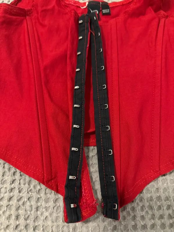 WINDSOR Red Corset Top - Image 3