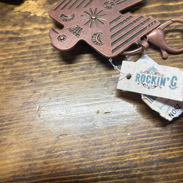 Rockin C Bronze‎ Thunderbird Chain Belt Brown - Image 5