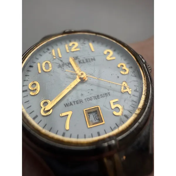 Anne Klein Wrist Watch Womens‎ Silver Gold Two Tone Date Vintage Expandable - Image 5