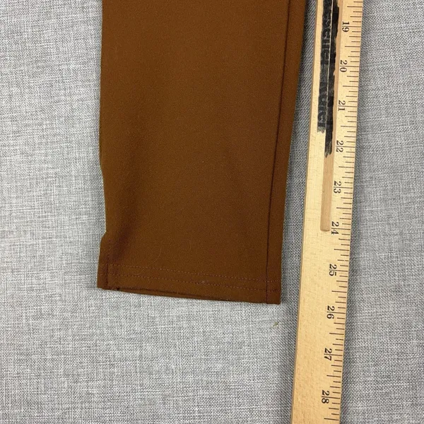 Spanx Leggings Womens L Brown Ankle Microfleece Shaping Stretch Comfort - Image 5