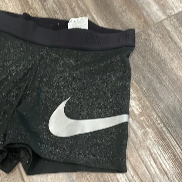 COPY - Women’s Nike Pro Cool 3" Sparkle Glitter Shorts - Image 2