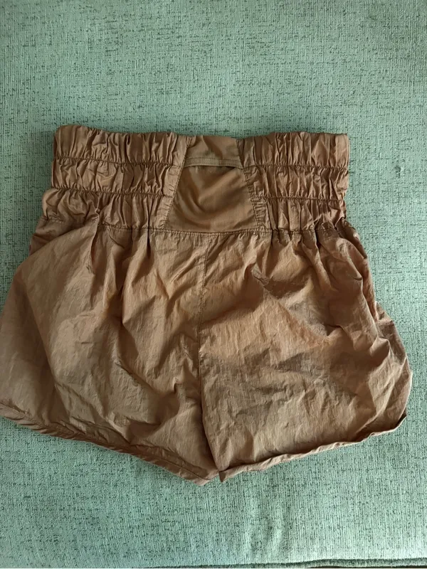 Free People Movement Size M Burnt Orange The Way Home High Rise Athletic Shorts - Image 7
