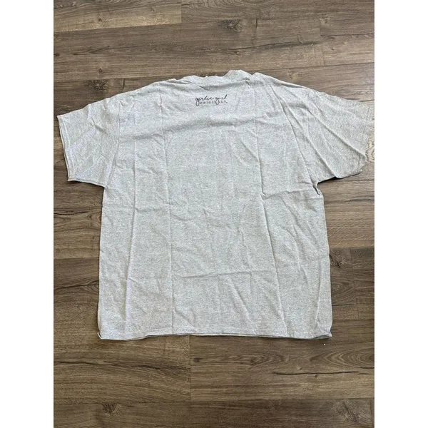 7 Gray Bulldog Graphic‎ T-Shirt Short Sleeve Crew Neck - Image 3
