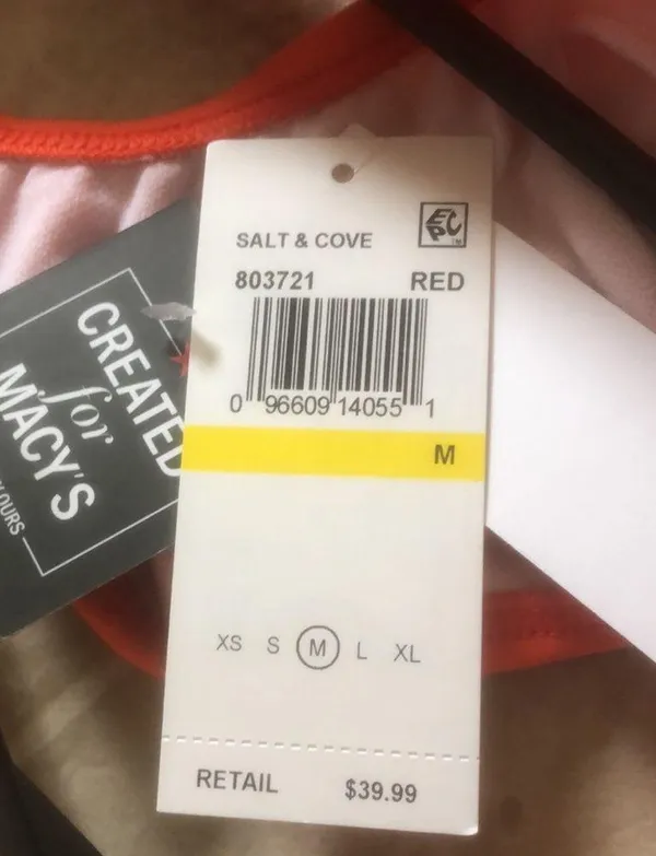 Salt + cove swimsuit medium Red - Image 6