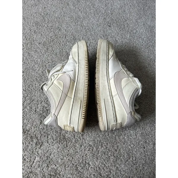 Nike Air Force 1 Shadow Cream Off White EUC Womens Size‎ 10 - Image 8