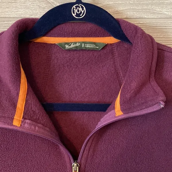Woolrich Sz Small Zip Front‎ Fleece Vest - Image 2