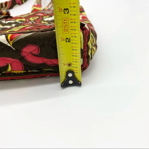 Vera Bradley Puccini Retired Pattern Small Tote Toggle Close Brown Abstract‎ - Image 9
