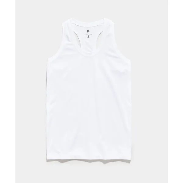 Flint Park Volley Tank Active Lightweight Moisture Wicking Stretch White NWT XS - Image 2