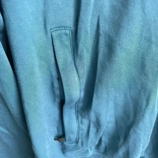 CLEARANCE! Banana Republic Women’s Blue‎ Zip Up Hoodie Size Medium EUC! - Image 2