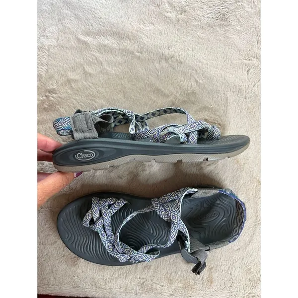 Chacos Women's Strappy Sport Hiking Sandals Blue Size 7 - Image 4