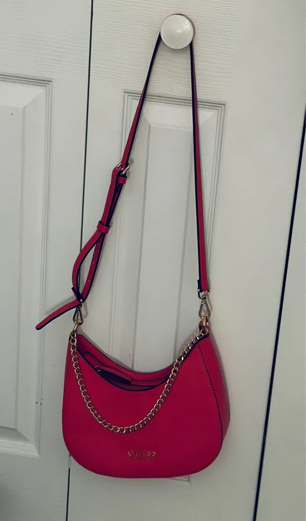 Guess Pink Purse Crossbody AND Shoulder - Image 3