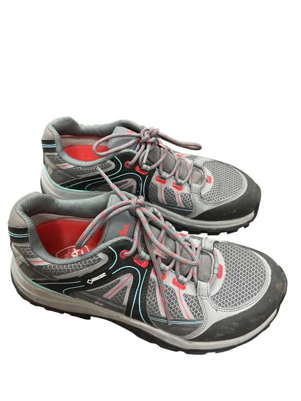 Cabelas Gortex Vibram wms gray low top hiking trail sneakers sz 9M SKU 10,011 - Image 3