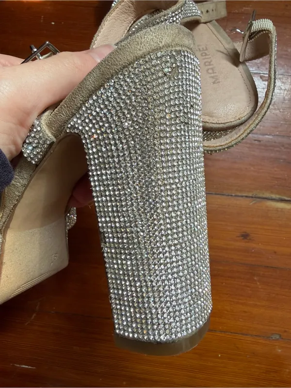 Bedazzled platform heels - Image 5