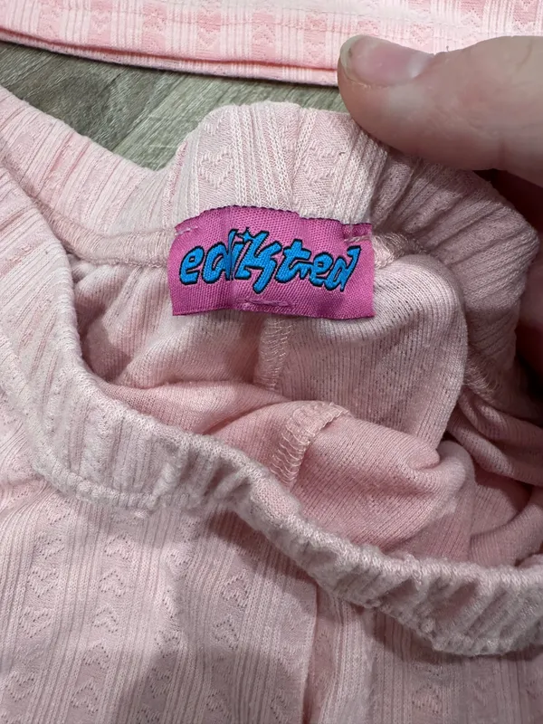 Edikted Pink Sleep Pajama Set  - Image 3