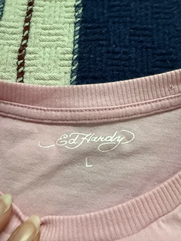Ed Hardy Pink Croptop - Image 2