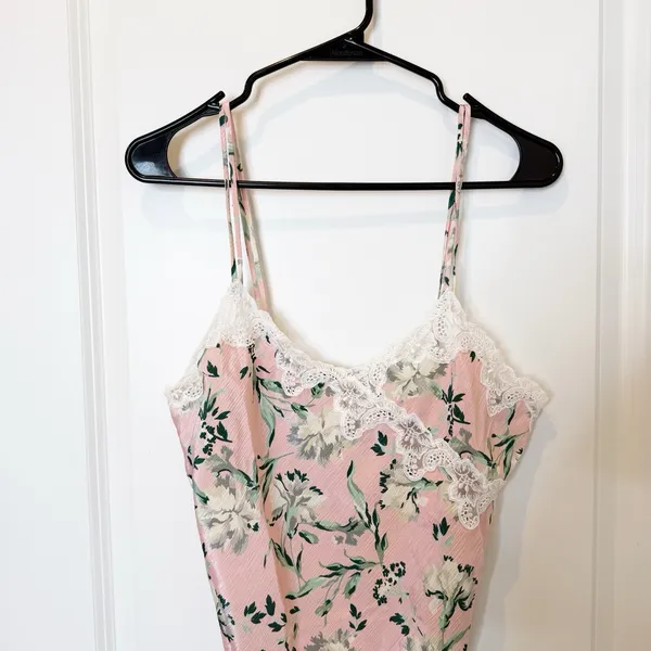 Victoria's Secret Pink VTG Fairy Lace Bodysuit Medium Gold Label Y2K 90s Romantic - Image 2