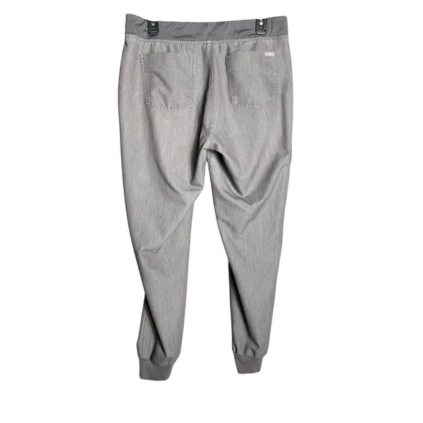 FIGS Zamora Joggers Women Large Gray Scrub Technical Pants Hospital Doctor Nurse - Image 2