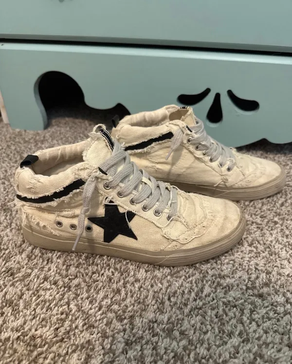 SHUSHOP Paulina Sneakers White Size 7.5 - Image 4
