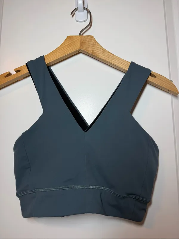 Lululemon Lab Nulu Cross Back Yoga Bra in Sea Steel - Image 2