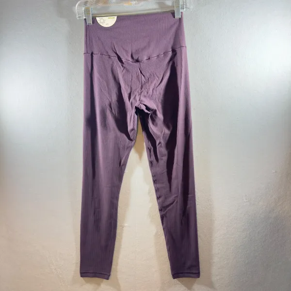471 | NWT OFFLINE by Aerie Real Me Xtra Ribbed‎ 7/8 Legging Purple Womens Medium - Image 2