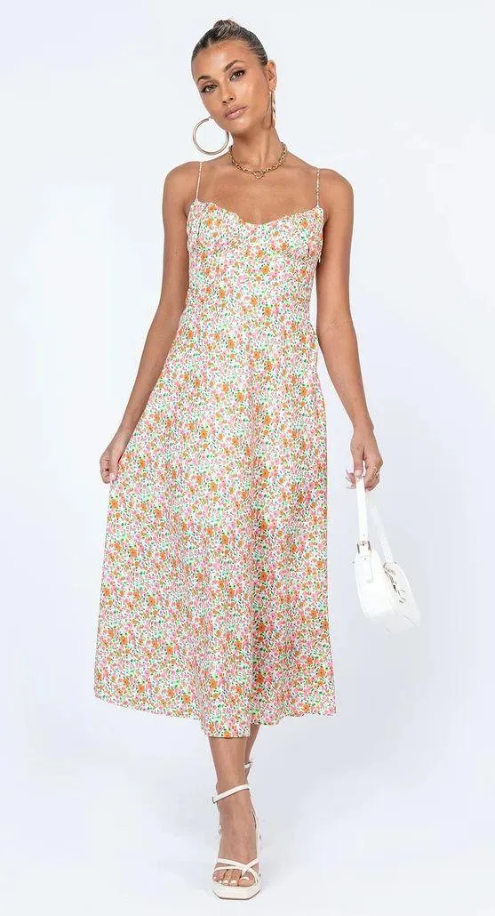 Princess Polly NWT  AMARA MIDI DRESS MULTI - Image 3