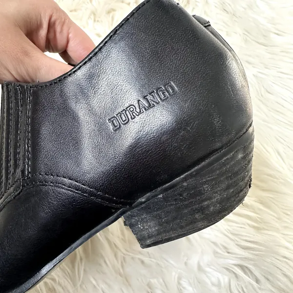 VTG Durango Western Leather Ankle Boots Sz 8.5 - Image 6
