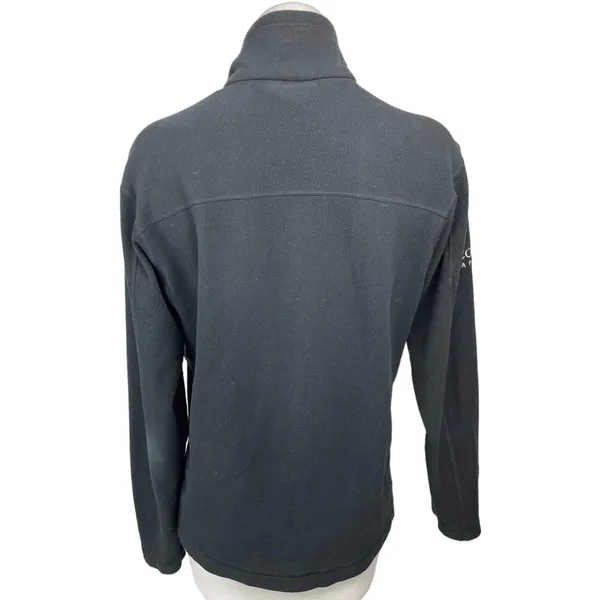 Patagonia Womens Black Iconiq Capital Zip Fleece High Neck Sweater Jacket Top M - Image 2