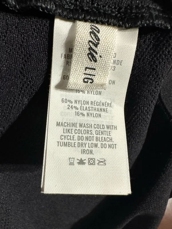Aerie Smoothez Lace Black Dress sheer lingerie shapewear slip dress size Large - Image 6