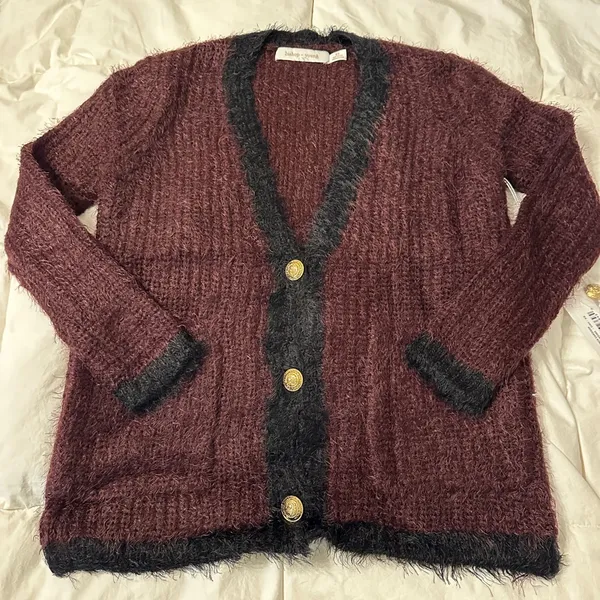 Bishop + Young Bianca Cardigan Sweater V-Neck - NWT - Size XS - Image 4