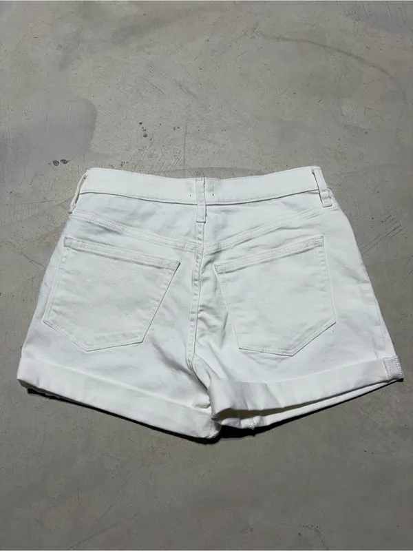 J. Crew White Women’s Rolled-Hem Denim Shorts NWT MSRP$60 25 - Image 8