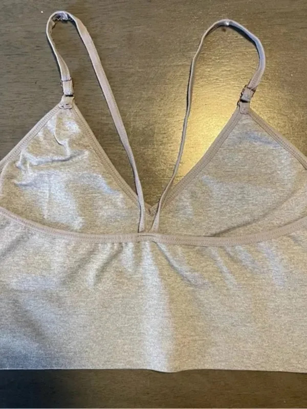 Danskin Longline Bralette Set - Grey & Black - Image 9