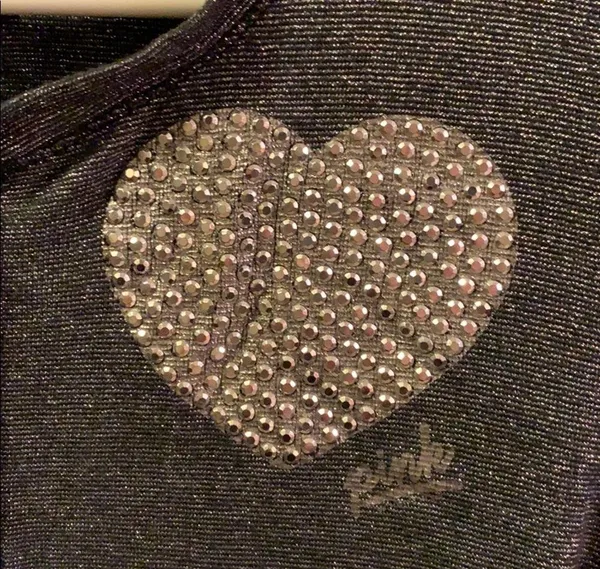 PINK Victoria’s Secret Black & Silver Tee - Image 2