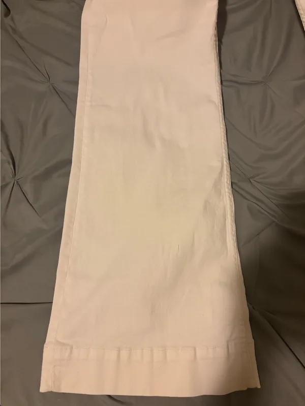 H&M White Jeans High-Waisted - Image 4