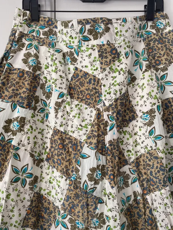 Anthropologie Floral Patchwork Maxi Skirt - Image 8