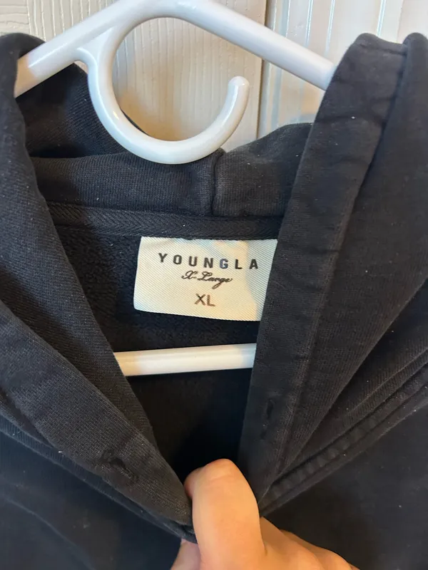 young la sweatshirt Black Size XL - Image 3