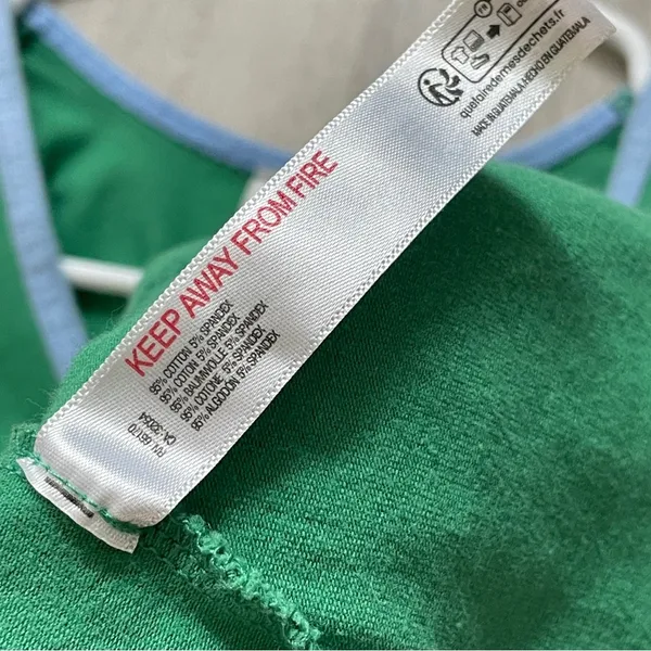 Anthropologie Tank Top sporty daily practice womens Green (xxsmall) preppy - Image 5