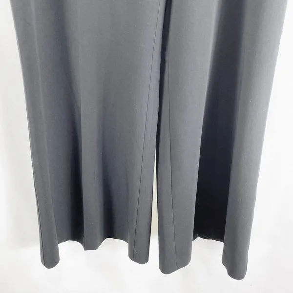 CACHE Vintage 90s Black Wide Leg Dress Pant Trouser Slacks - Image 5