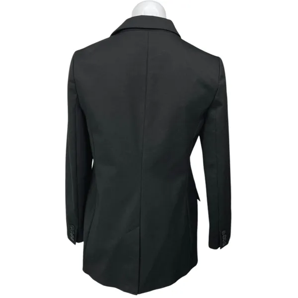 GAP Women's Black Double Breasted Long Sleeve Notch Collar Blazer Coat Jacket 4 - Image 2