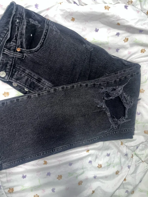 Abercrombie Jeans The Dad High-Rise Black - Image 5